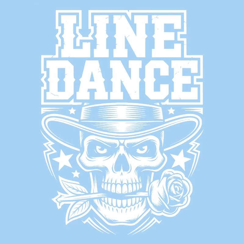 Line Dance Skull Tee