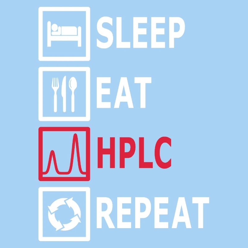 HPLC Performance Chromatography Eat Sleep Repeat