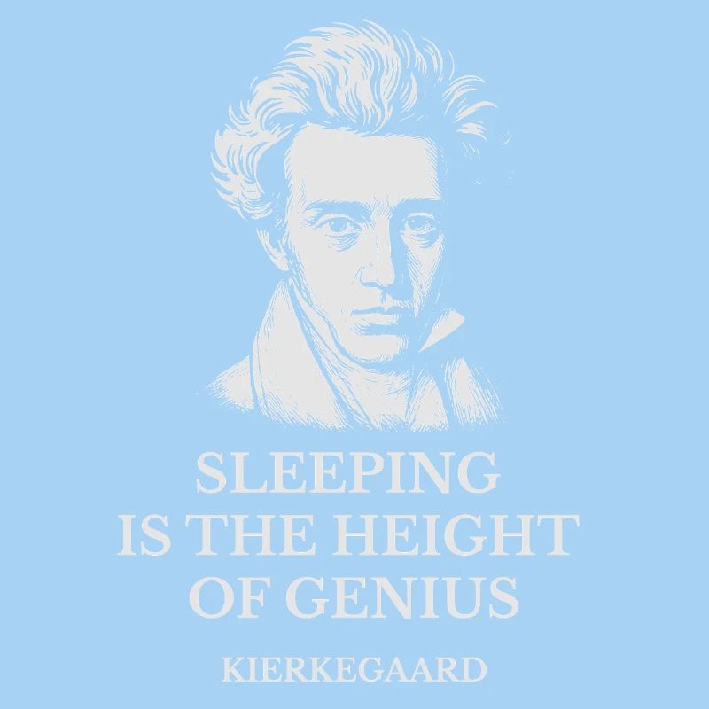 Kierkegaard Sleep Genius Tee