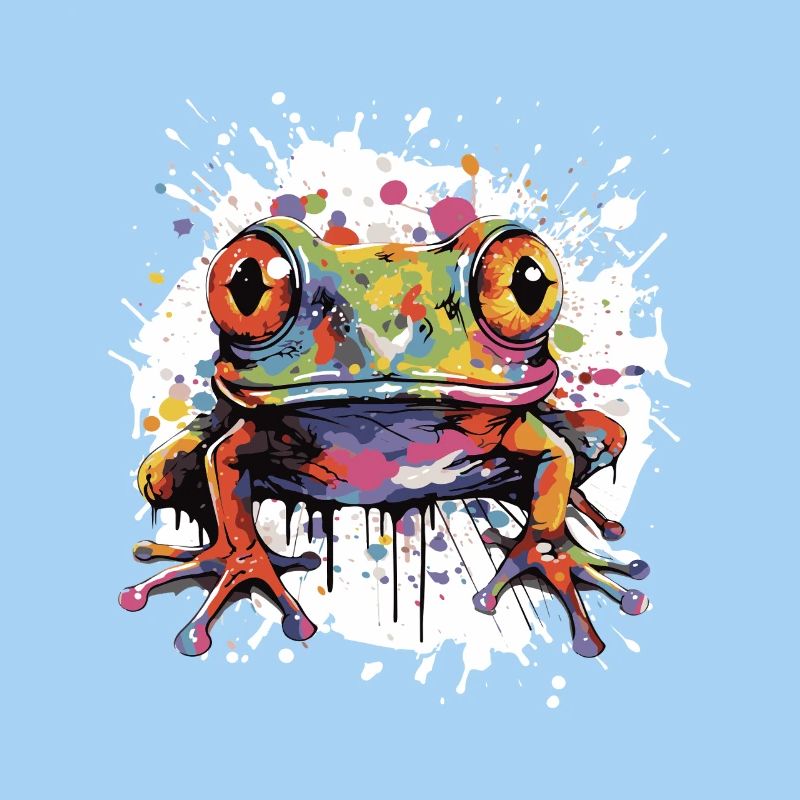 Frosch Tier Pop Art Tier