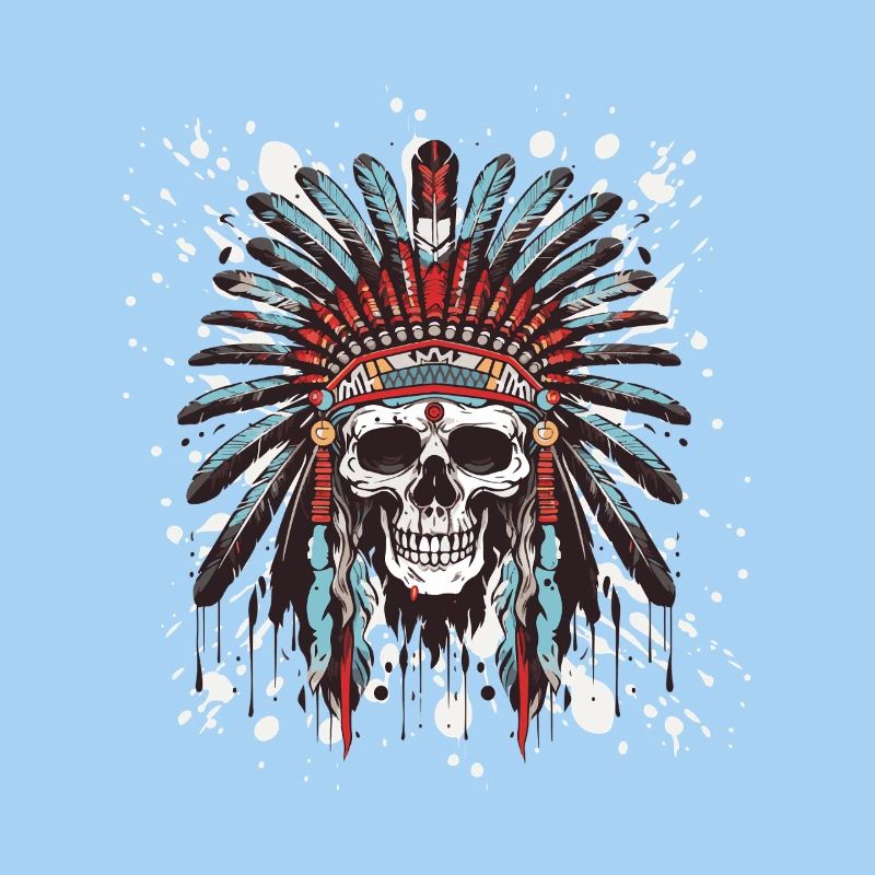 Apache Skull Indian