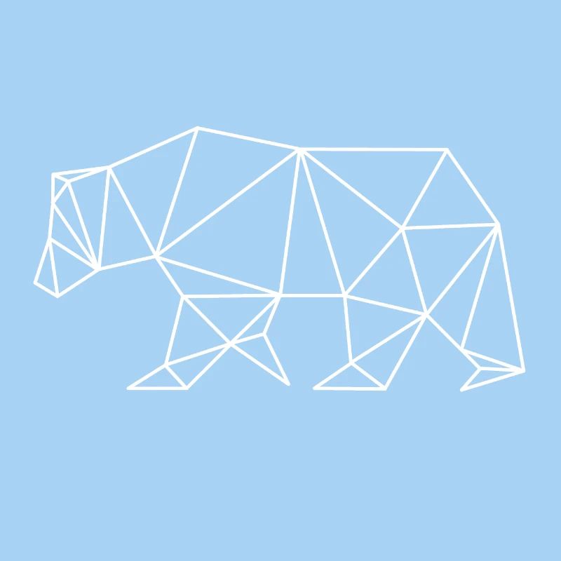 Bear geometry art