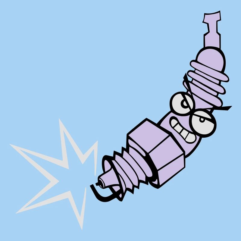 Spark plug with color changing function