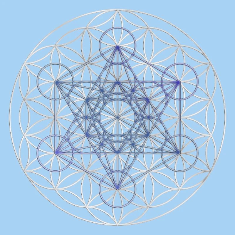 Le cube de Metatron - Fleur de la vie