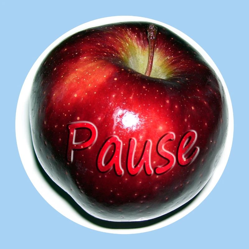 Apfel 01 Pause Poster