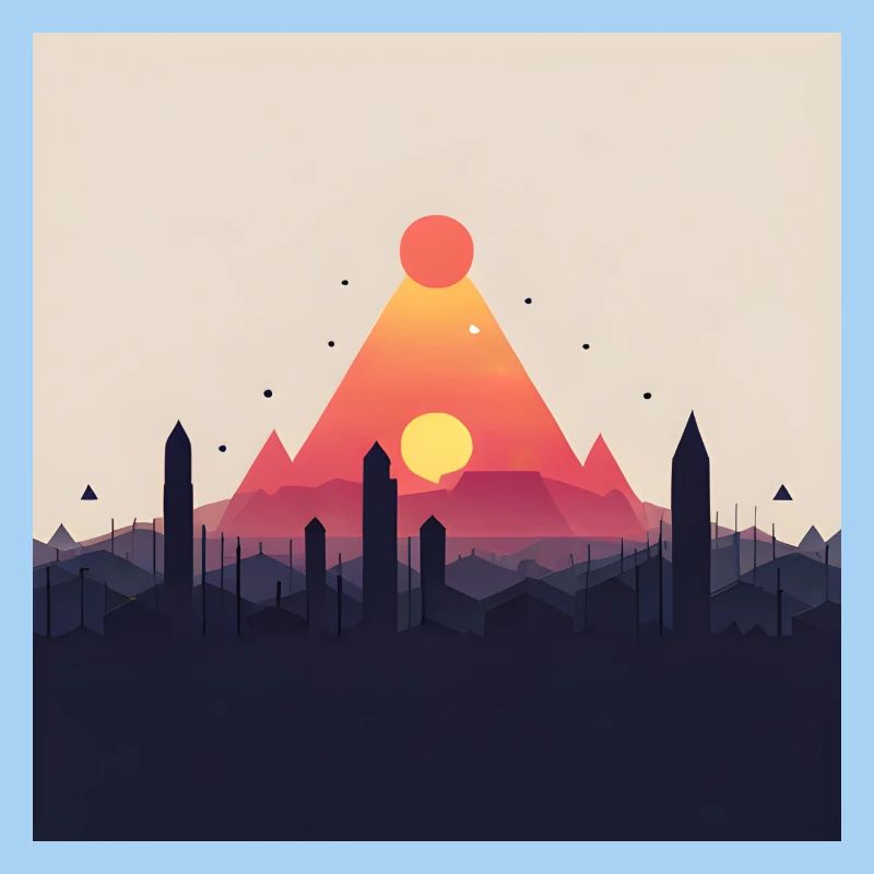 abstract pyramid