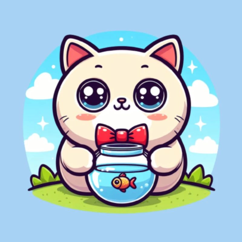 Cartoon Katze 2