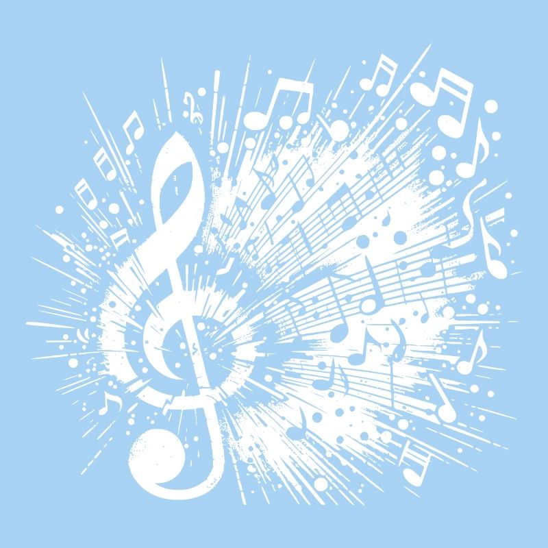 Exploding Music Clef Scale