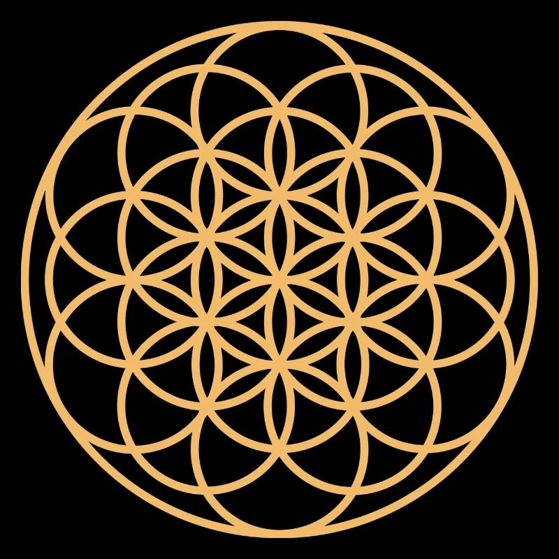 Blume des Lebens, Mandala, Heilige Geometrie, Form