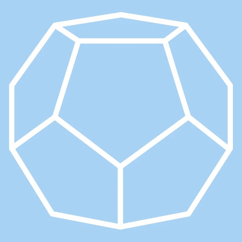 White dodecahedron