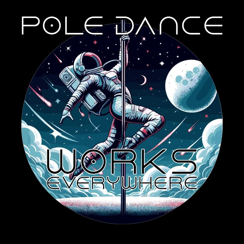 Pole Dance Astronautin Poledance Geschenk