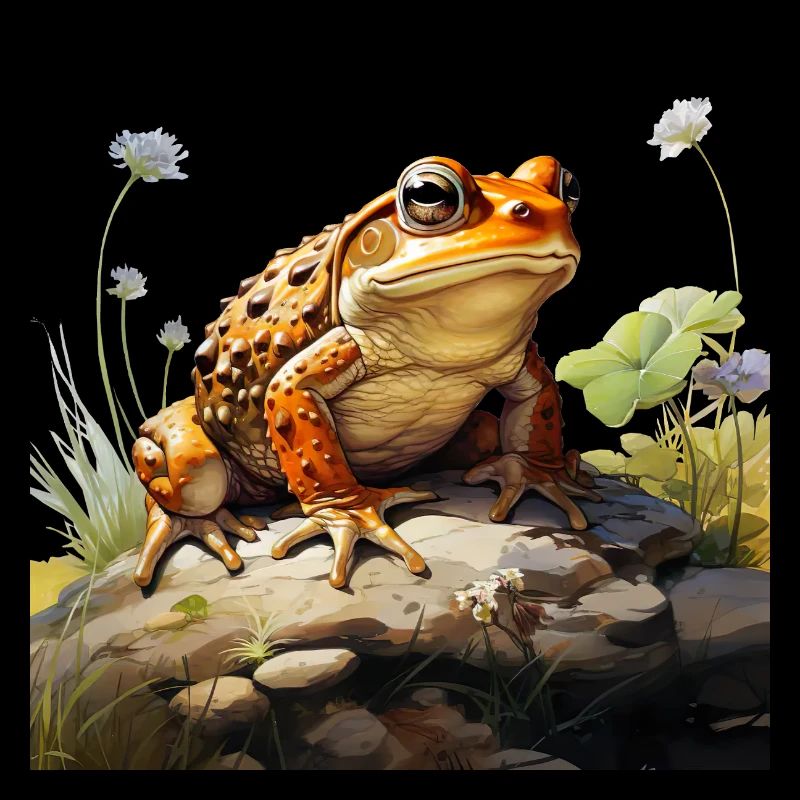 Toad in lurking position
