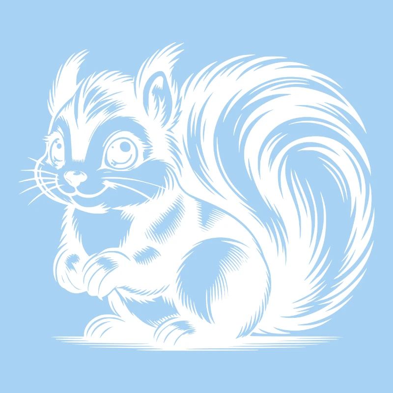 Cute cute squirrel Drawing