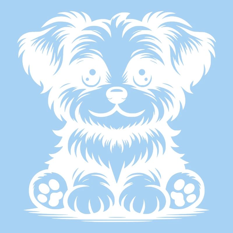 Petit chien mignon Portrait de chien mignon
