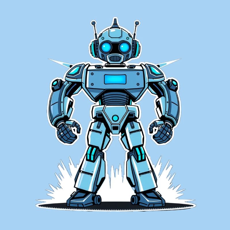 Cyber-Roboter – High-Tech Power