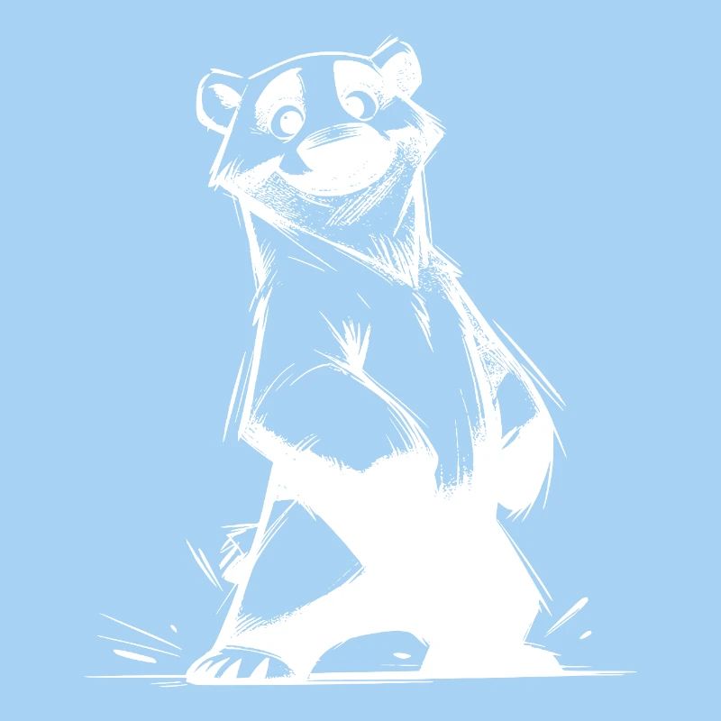 Cute bear comic darling with cuddle factor