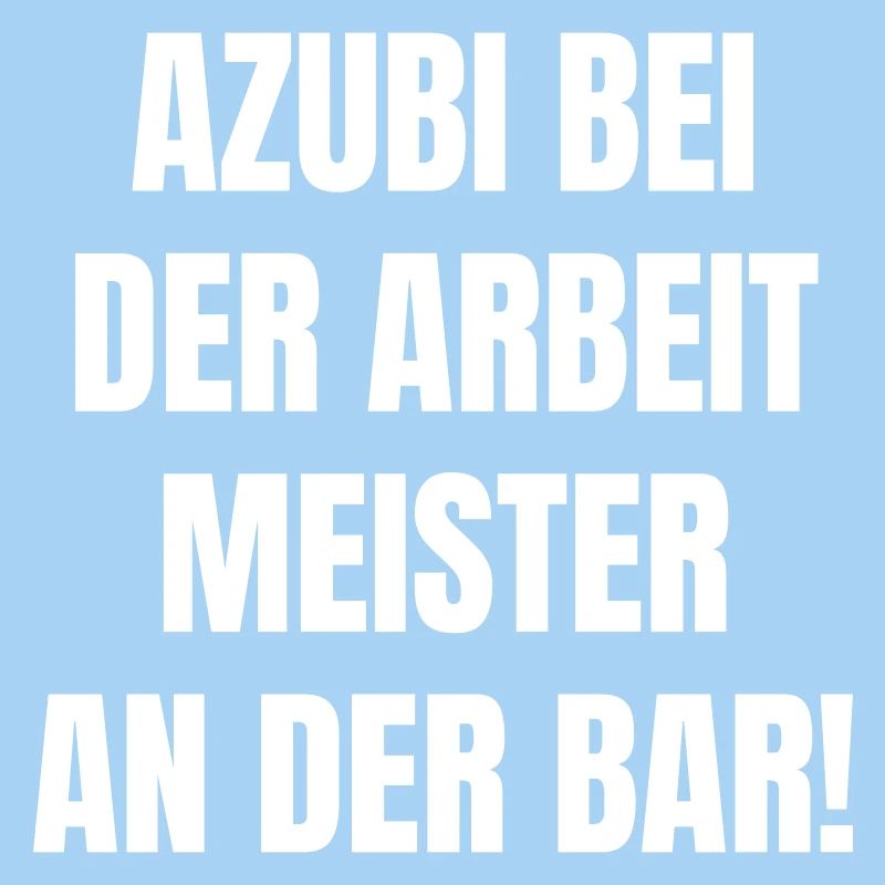 Trainee at work, master at the bar!