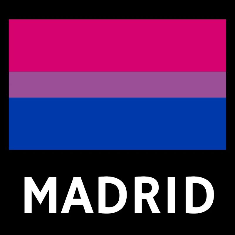 Drapeau de la Bi Pride Madrid
