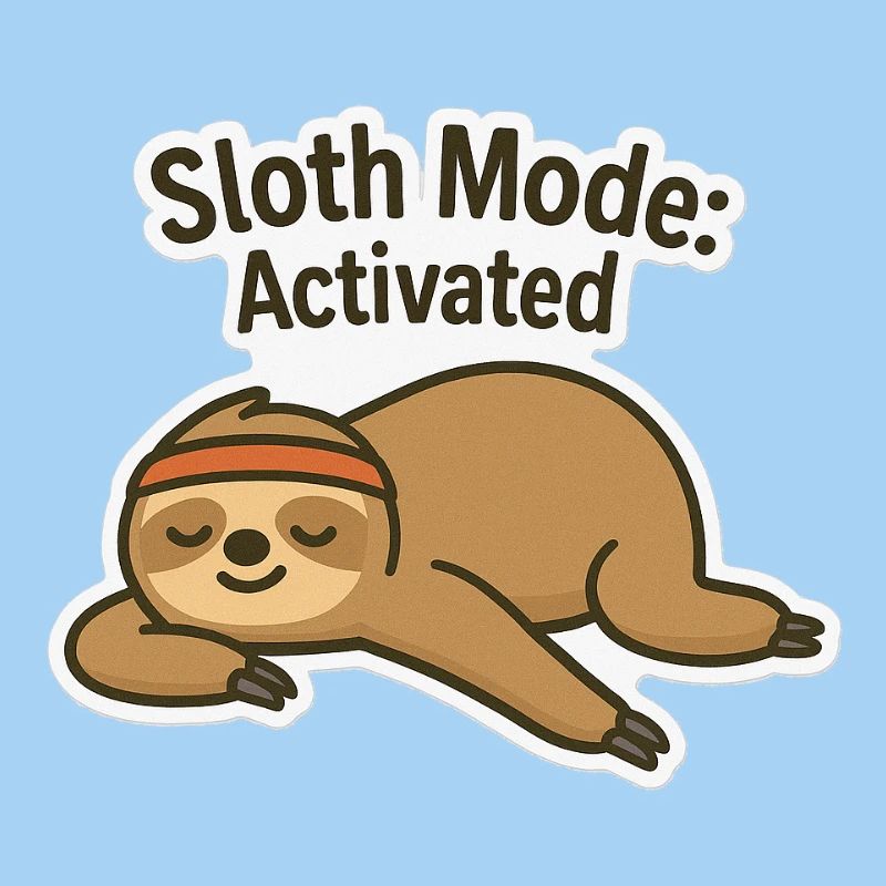 Faultiermodus: AN - Sloth Mode activated