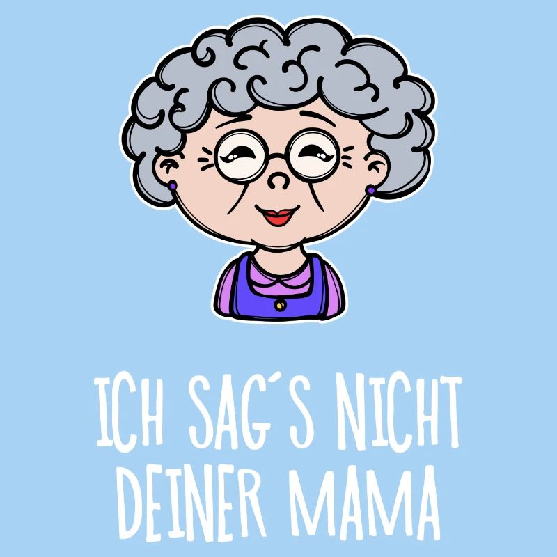 Oma Lustig Statement Großmutter Alte Frau Brille