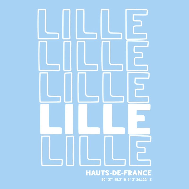 Lille lettering pattern HautsdeFrance