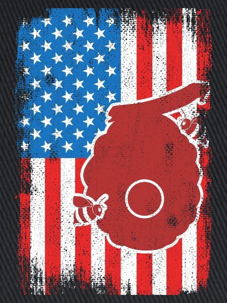 Patriotischer US Imker