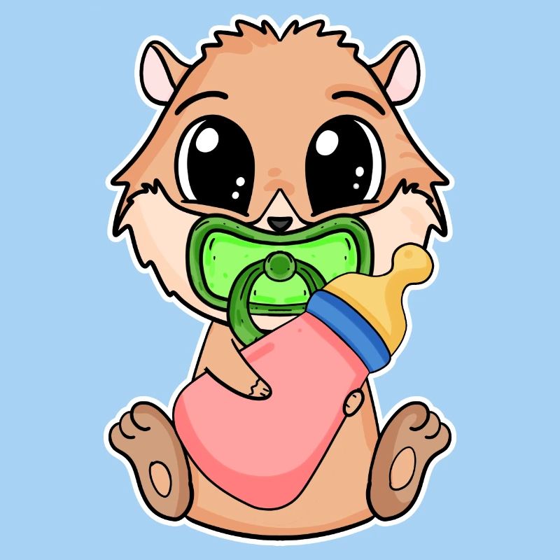 Bébé domestique cochon d’Inde Motif cochon d’Inde