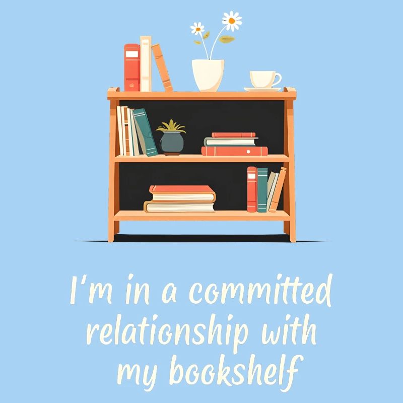 I'm in a committed relationship with my bookshelf