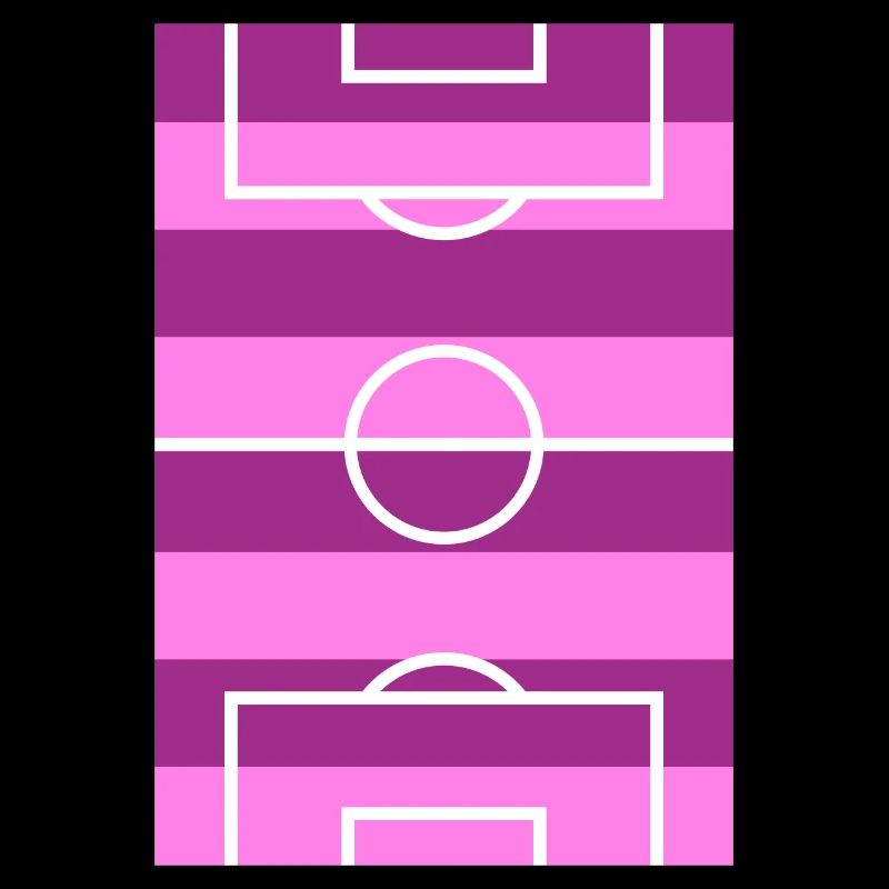 Fußballplatz rosa