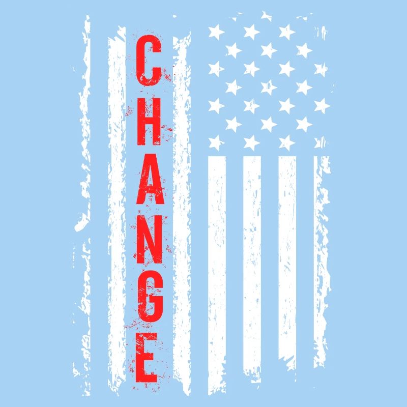 Creative American Flag with Shock Effect