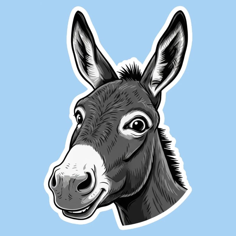 Curious Donkey – Charming & Funny