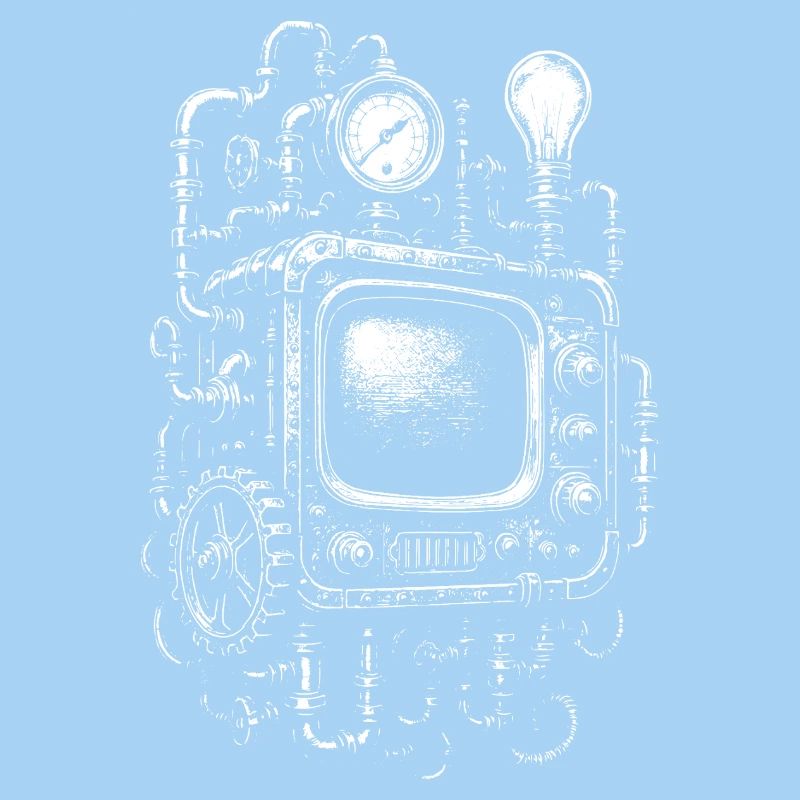 Steampunk-Fernseh-Engine