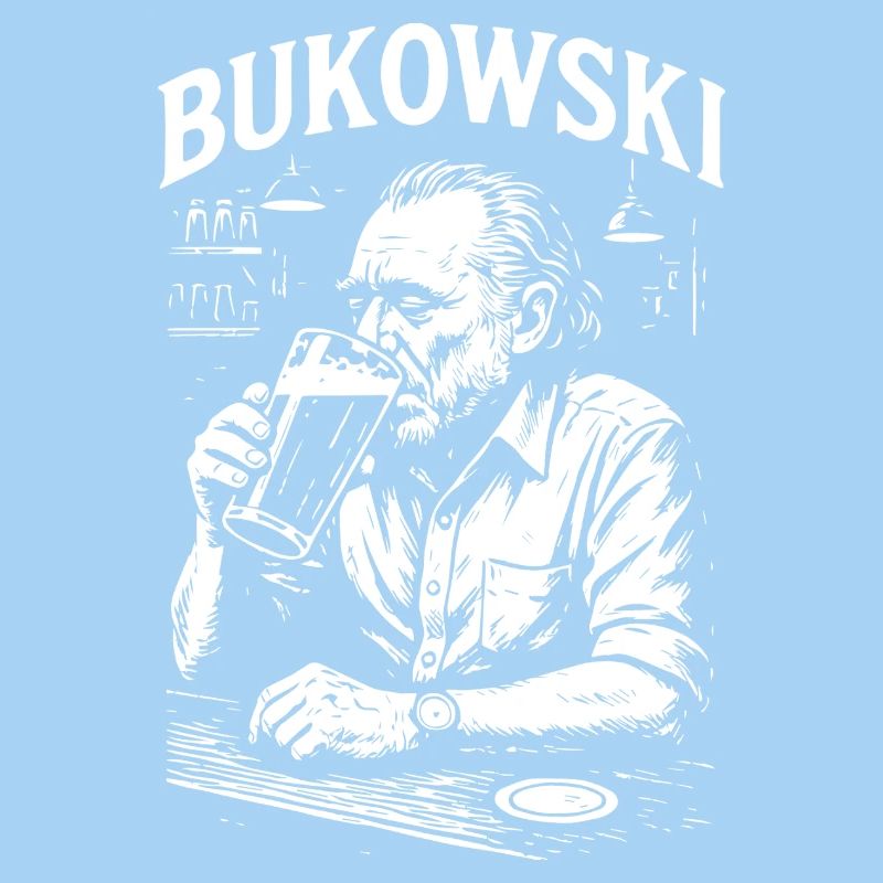 Charles Bukowski Bar Portrait