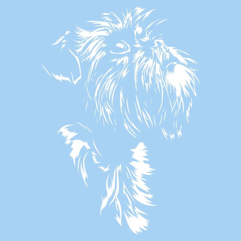 Belgian Dwarf Griffon Silhouette Dog Wilsigns