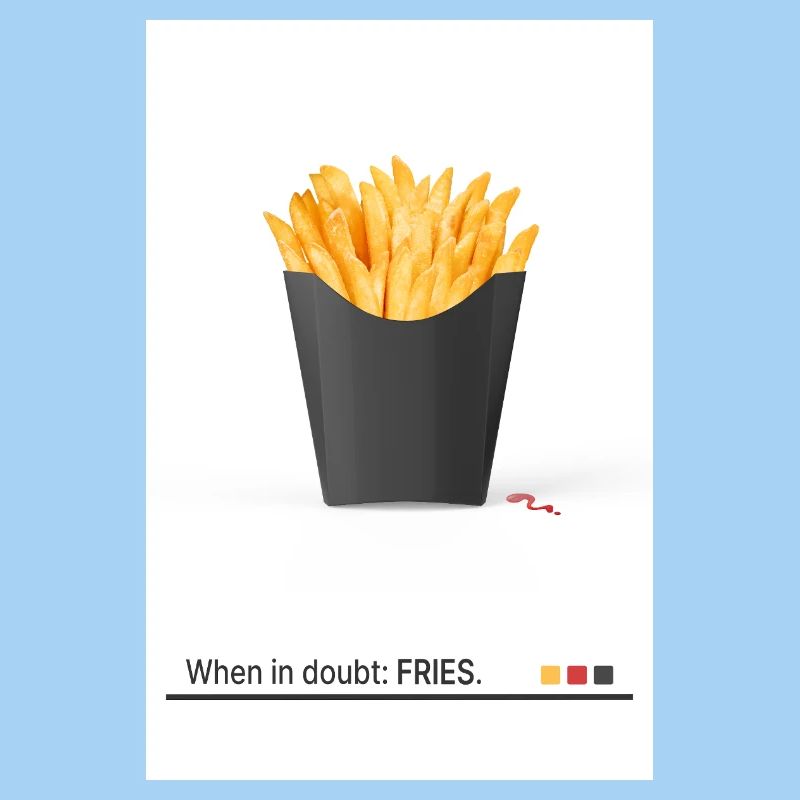 Les frites sont la solution à tout