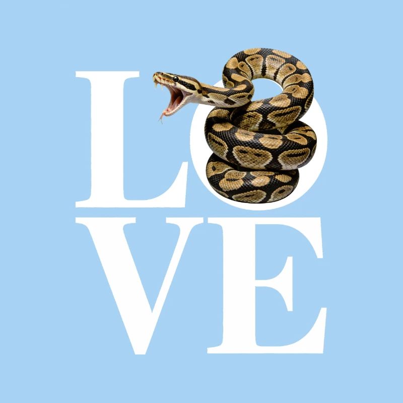 Königspython Schlangen LOVE Terrarium Python