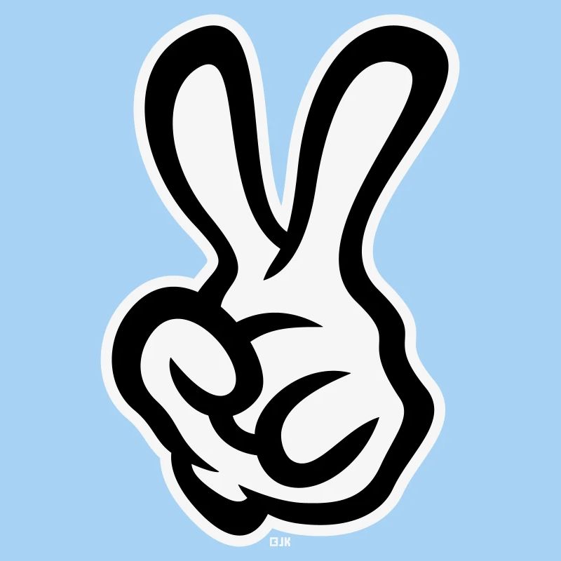 Signaux de la main de victoire (Main gauche / NEG / 2C)