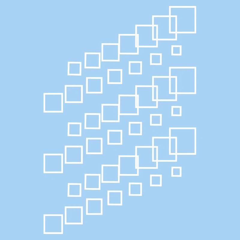 Geometric Square Cascade