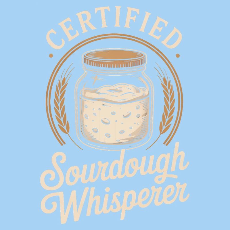 Sauerteig-Flüsterer-Krug-Abzeichen