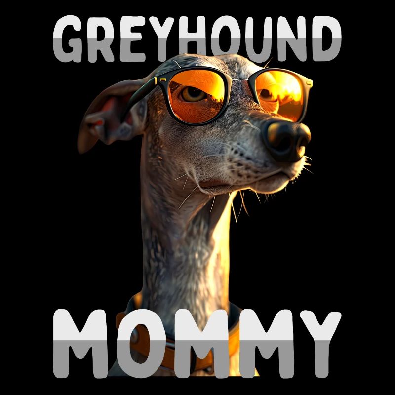 Greyhound Mommy Hunde Mama Muttertag Mom Windhund