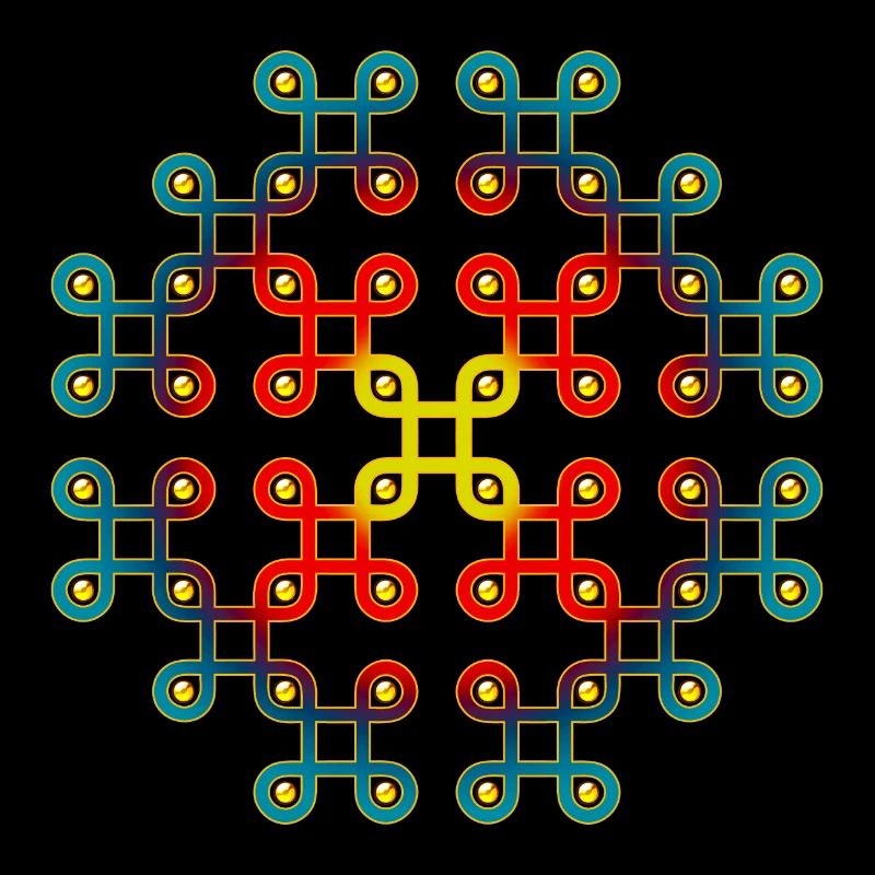INFINITY LOOP - symbol interconnectedness of all