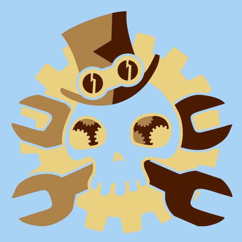 Steampunk-Skull