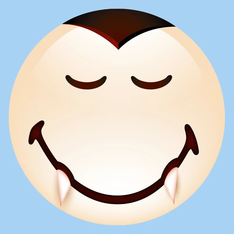 Smiley Halloween Dracula