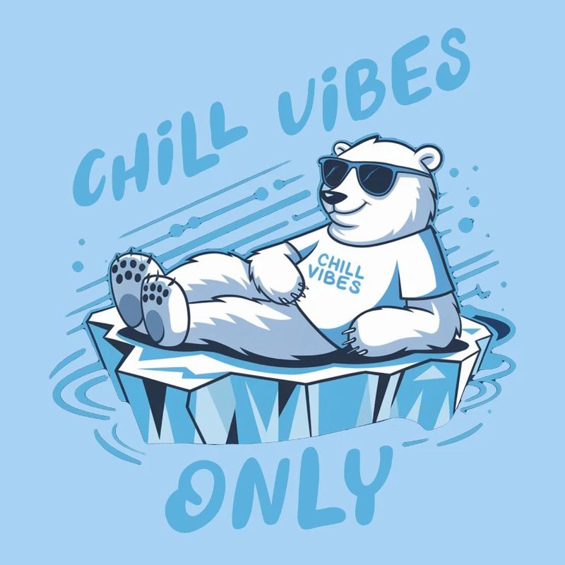 Nur Chill Vibes - Tranquil Polar Bear