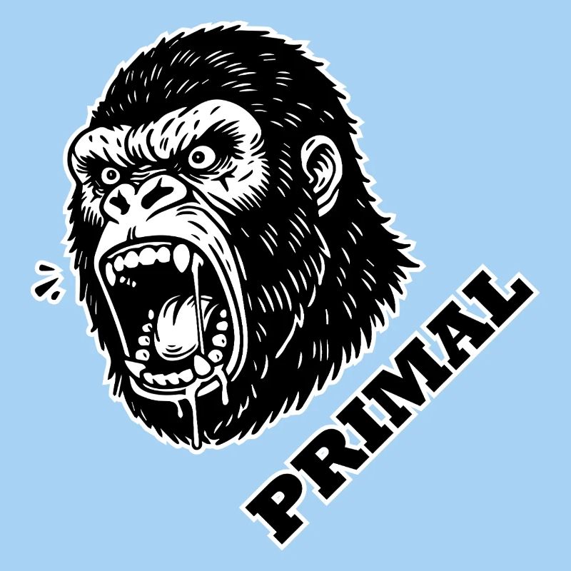 Wütender Gorilla - PRIMAL Design
