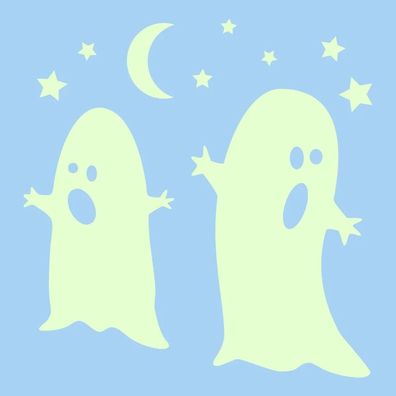 glow in the dark ghosts
