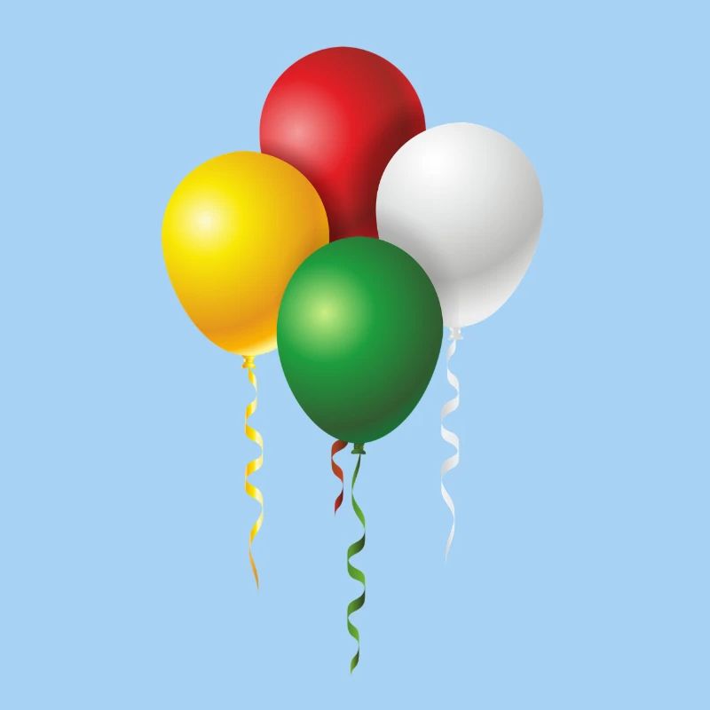 Luftballons zu Fasching oder Karneval