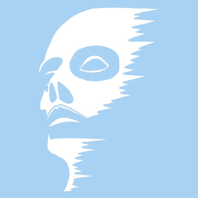 Ghostly face