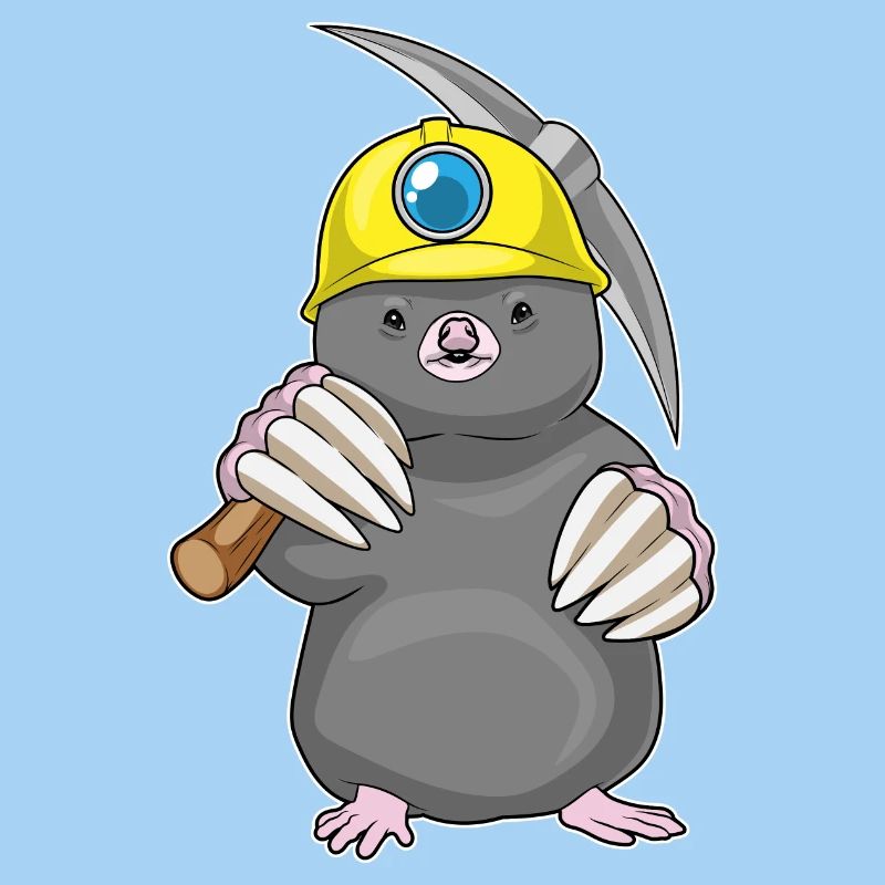 Mole Miner Pickaxe Mining