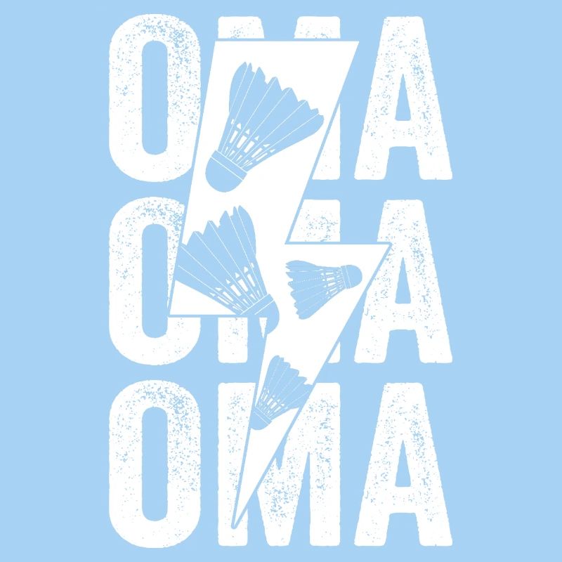 Federball Oma Großmutter Badminton